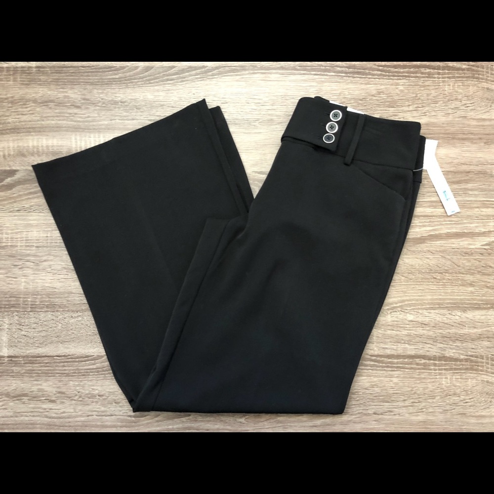 Apt. 9 Wide-leg Black Dress Pants